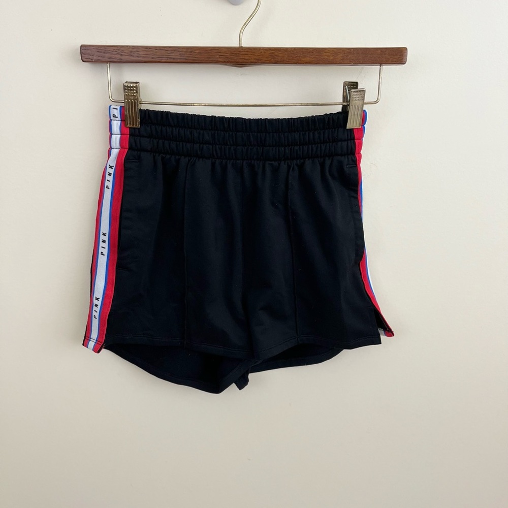 Pink by VS Side Stripe Track Shorts